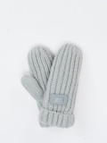 UGG – Fäustlinge aus Textil in Hellgrau