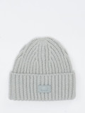 UGG – Strickmütze aus Textil in Hellgrau