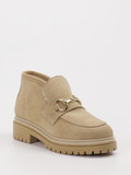 Konstantin Starke – Loafer aus Veloursleder beige
