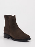 Piesanto – Stiefelette aus Veloursleder Dunkelbraun