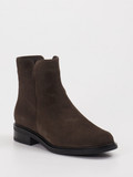 Piesanto – Stiefelette aus Veloursleder Dunkelbraun
