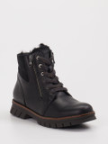 Waldläufer – Stiefeletten aus Leder schwarz