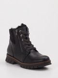 Waldläufer – Stiefeletten aus Leder schwarz