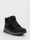 Clarks – Wanderschuh aus Leder und Textil schwarz