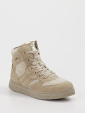 Primigi – High-Top-Sneaker aus Veloursleder Beige