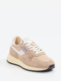 Autry – Sneaker aus Velour/Textil in Beige