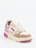 Autry – Sneaker aus Kalbleder Cremeweiß-Pink