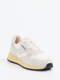 Autry – Sneaker aus Leder-Mesh-Mix in Beige