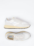 Autry – Sneaker aus Leder-Mesh-Mix in Beige