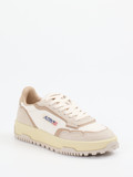 Autry – Sneaker aus Canvas und Leder Beige