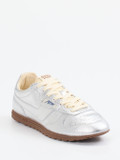 Autry – Sneaker aus Metallicleder silberfarben