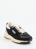 Autry – Retro-Sneaker aus Velours und Mesh Schwarz