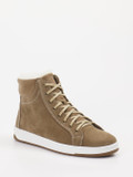 Ralph Harrison Country – High-Top Sneaker aus Leder taupe