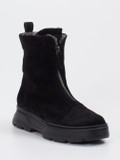 Paul Green – Stiefelette aus Veloursleder Schwarz
