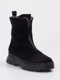 Paul Green – Stiefelette aus Veloursleder Schwarz