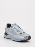 Autry – Sneaker aus Velour und Textil hellblau