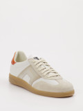 Santoni – Retro-Sneaker aus Kalbleder Beige