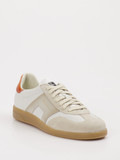 Santoni – Retro-Sneaker aus Kalbleder Beige