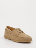 Tod's – Bootsschuh aus Veloursleder Beige