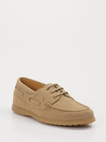 Tod's – Bootsschuh aus Veloursleder Beige