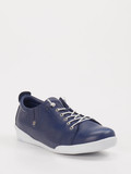 Andrea Conti - Sneaker aus Kalbleder in blau
