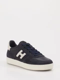 Hogan - Sneaker aus Velour/Leder in blau