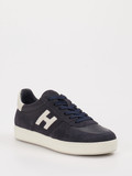 Hogan – Sneaker aus Velours- und Glattleder Dunkelblau