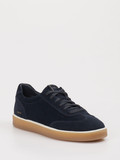 Geox – Sneaker aus Veloursleder Dunkelblau