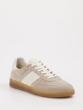 La Martina - Sneaker aus Veloursleder in beige