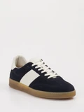 La Martina - Sneaker aus Veloursleder in blau