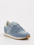 Philippe Model – Sneaker aus Velourleder Taubenblau