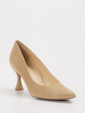Paul Green – Pumps aus Veloursleder in Beige