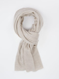 Konstantin Starke – Strickschal aus Feinstrick beige