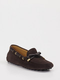 Tod's – Mokassins aus Veloursleder Dunkelbraun
