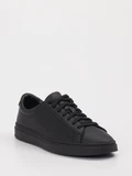Boss - Sneaker aus Kalbleder in schwarz