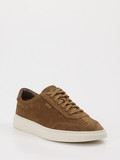 Boss – Sneaker aus Veloursleder cognacbraun