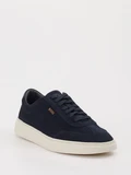Boss - Sneaker aus Veloursleder in blau