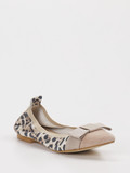 Andrea Puccini – Ballerinas aus Veloursleder Beige