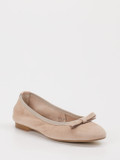 Andrea Puccini – Ballerinas aus Veloursleder Rosébeige