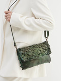 Alchimia - Mini Tasche aus Kalbleder in grün