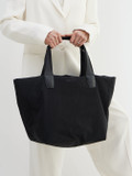 VeeCollective Berlin – Shopper-Tasche aus Textil Schwarz