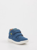 Superfit – Klettsneaker aus Leder in Mittelblau