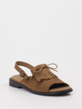 Arche – Slingback-Sandalen aus Leder Cognacbraun