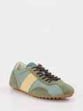 Tod's – Sneaker aus Veloursleder in Salbeigrün