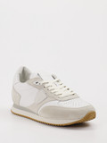 Philippe Model – Sneaker aus Leder-Mix in Offwhite
