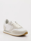 Philippe Model – Sneaker aus Leder-Mix in Offwhite