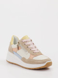 Ara – Sneaker aus Velour/Leder in Pastelloptik