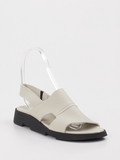 Arche – Slingback-Sandalen aus Känguruleder cremeweiß