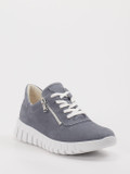 Waldläufer – Sneaker aus Leder in Taubenblau