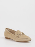 Konstantin Starke – Loafer aus Veloursleder beige